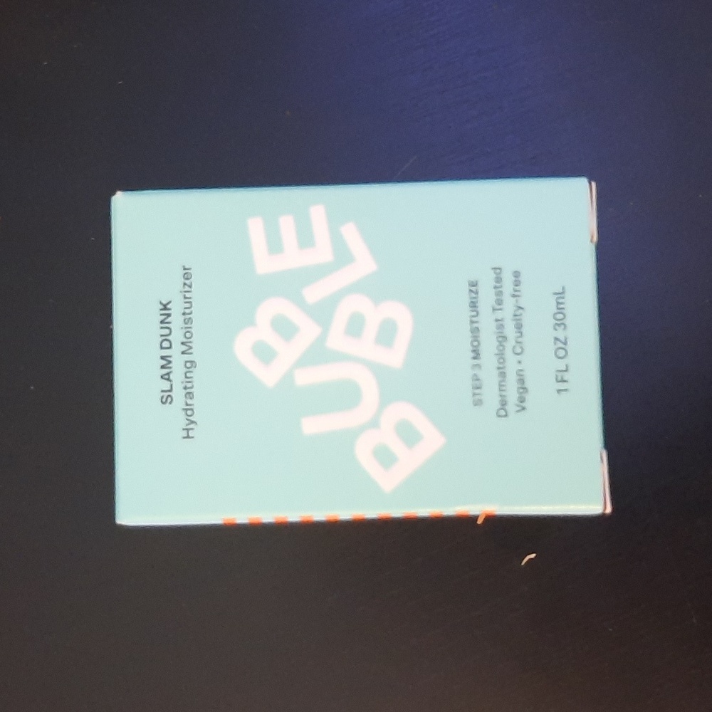 NIB bubble slam dunk hydrating moisturizer
